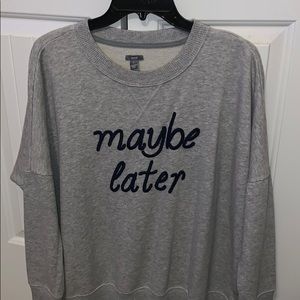 Oversized sweater DONATING TOMORROW